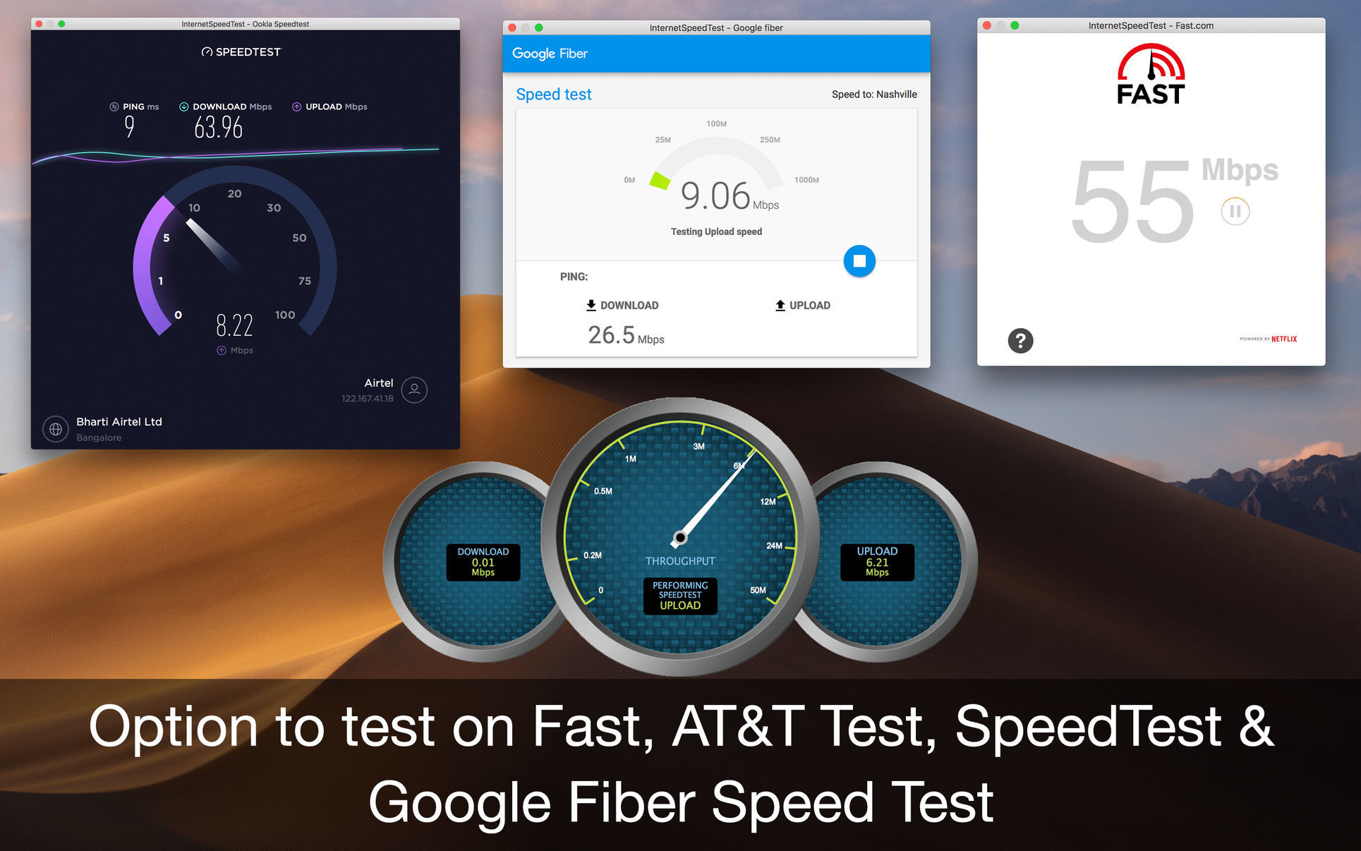 Speed Test For Mac